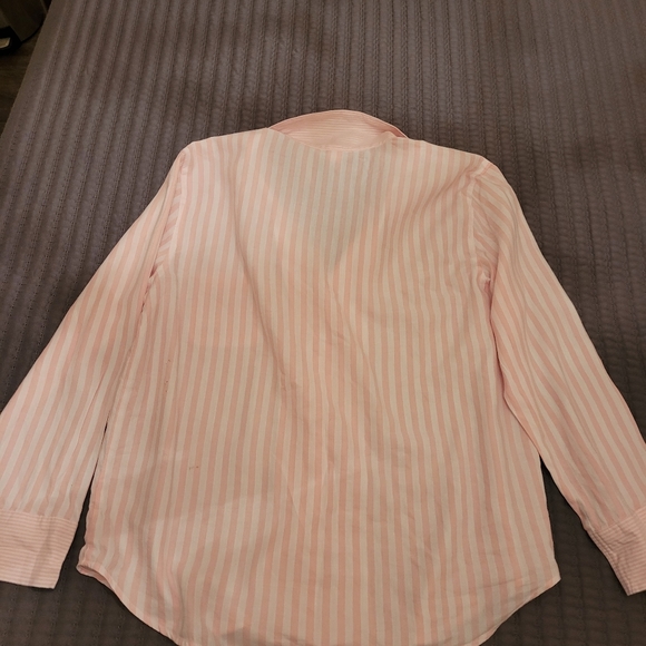 Victoria Secrets pink and white stripped pajama shirt - Picture 10 of 14